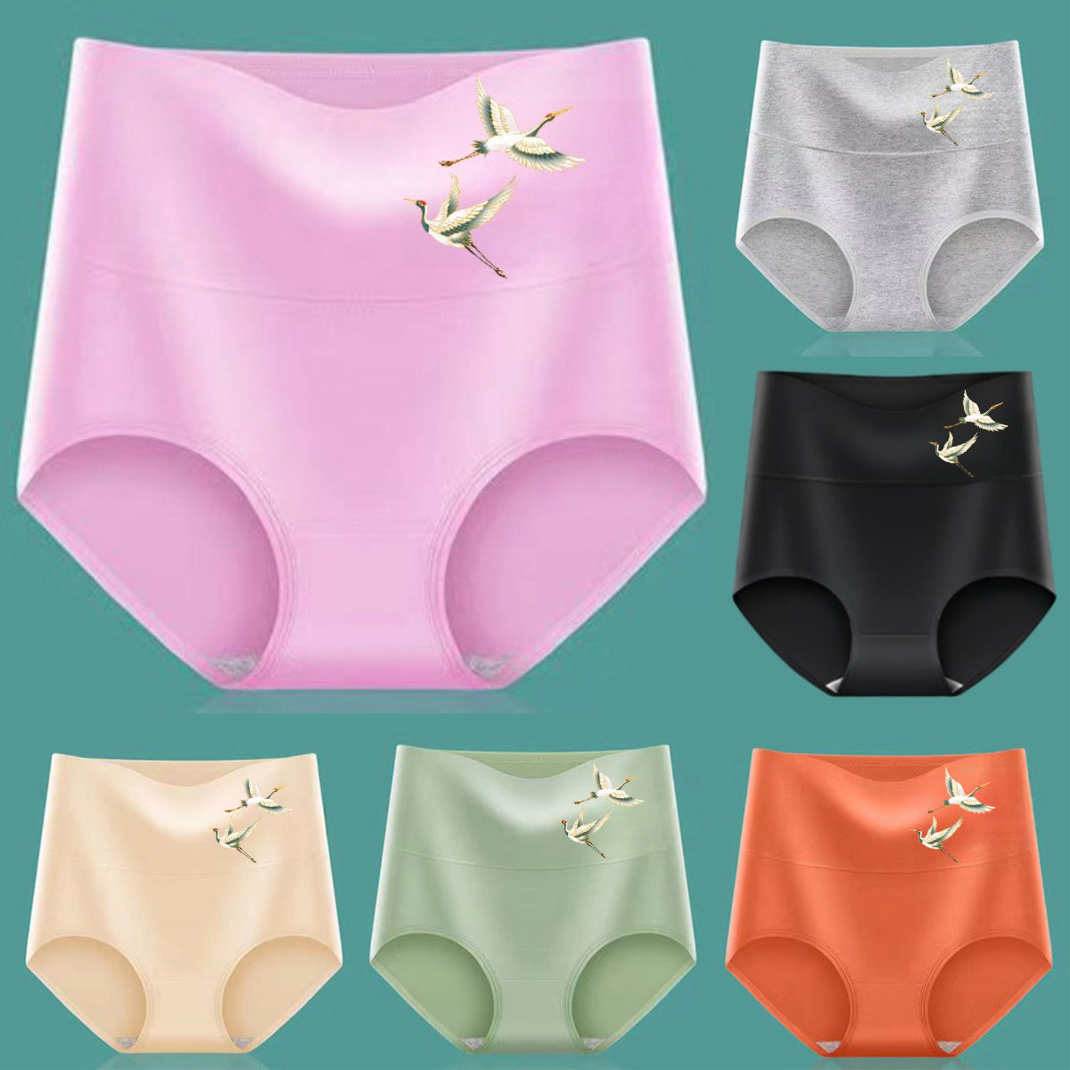 💖✨️【Kúpte 3 a získajte 3 zadarmo】Dámska spodná bielizeň s vysokým pásom, ktorá zdvíha boky, vyrobená z prémiovej bavlnenej látky