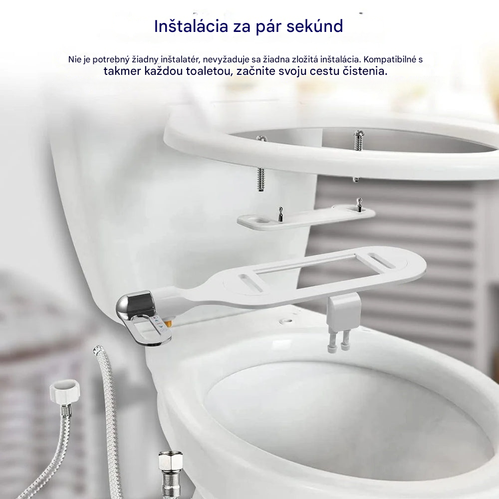 🚽💦【Časovo obmedzená polovičná cena】Nevyžaduje elektrinu, inteligentná toaleta s dvoma tryskami, samočistiaca hygienická inteligentná toaleta.