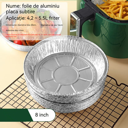 🔥Špeciálna ponuka - 50% ZĽAVA🔥【Balenie 10 kusov】 Alobalové misky do rúry a fritézy, rôzne veľkosti, opakovane použiteľné