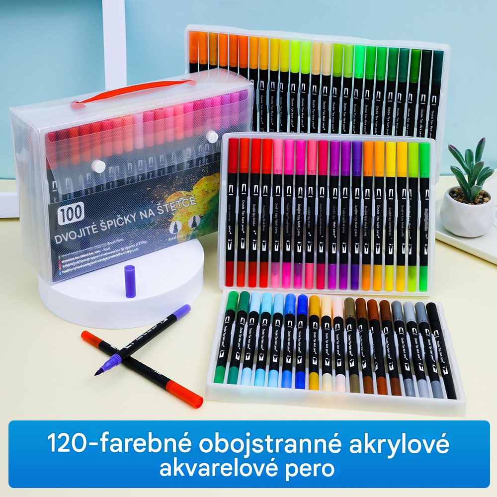 🎨 【1x Omaľovánka podľa čísel + 24-farebné pero s dvojitým hrotom】Vyfarbuj a relaxuj: Omaľovánka podľa čísel pre dospelých | Zmierňuje stres a úzkosť ✨