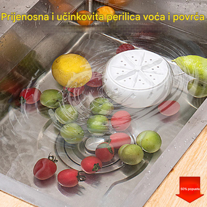 🍉🥬 【Novo - Sada na velikoj rasprodaji】Prijenosna snažna perilica voća i povrća