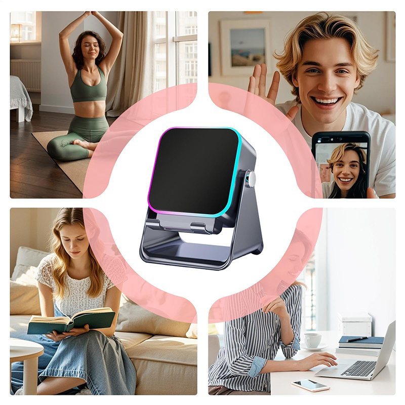 🔥📢【Zľava 50 %!】⚡ Bluetooth reproduktor 5 v 1 s bezdrôtovým nabíjaním a nastaviteľným stojanom na telefón🎶