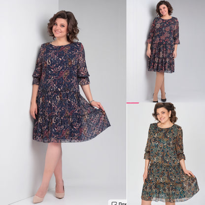 【🥇Najpredávanejšie】💥👗【S-5XL】Nové jarné šaty s potlačou 2026