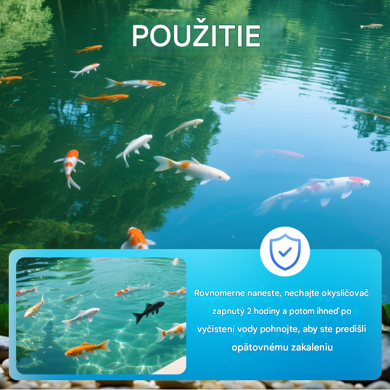 🐟🌊🔬500g Prémiový prášok do jazierka | Čistička vody a regulácia rias🐟🌊🔬