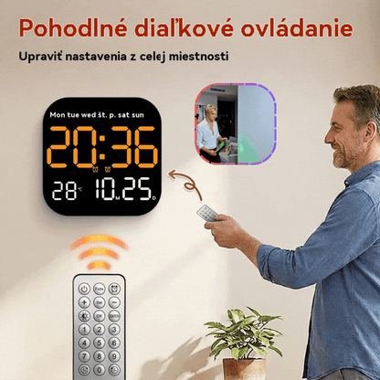 🛏️  Digitalni sat za dom i ured - nježno buđenje, recite zbogom dosadnim budilicama! Podesiva svjetlina, tihi rad noću. Također prikazuje temperaturu. Pouzdan pratitelj za vaš svakodnevni život. 🌙