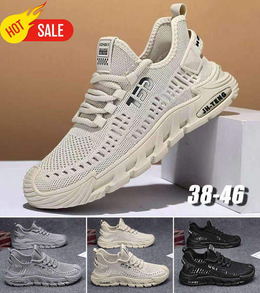 💥【Kup 1, a 1 dostaniesz gratis】💥（38-46）Męskie letnie buty casualowe, oddychające, z miękką podeszwą i doskonałym komfortem