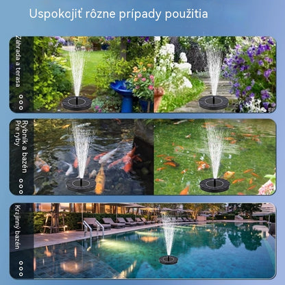 💥【Nový model】Vonkajšia záhradná solárna fontána