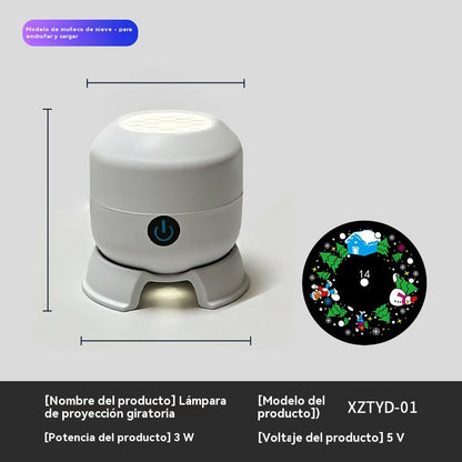 Dynamiczny obrotowy projektor LED
