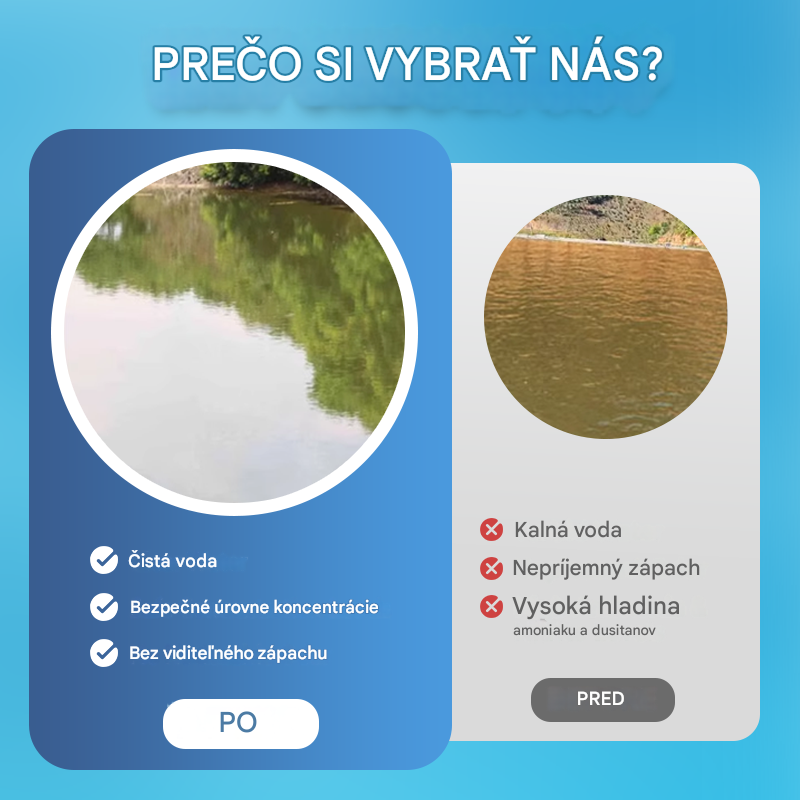 🐟🌊🔬500g Prémiový prášok do jazierka | Čistička vody a regulácia rias🐟🌊🔬