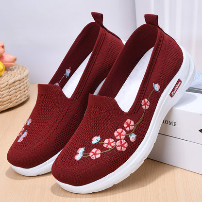 🌹💖【50% OFF】👟🤩【36-42】Prolećne ženske tenice s šarom – prozračne letvene tenice, udobne za svaki dan