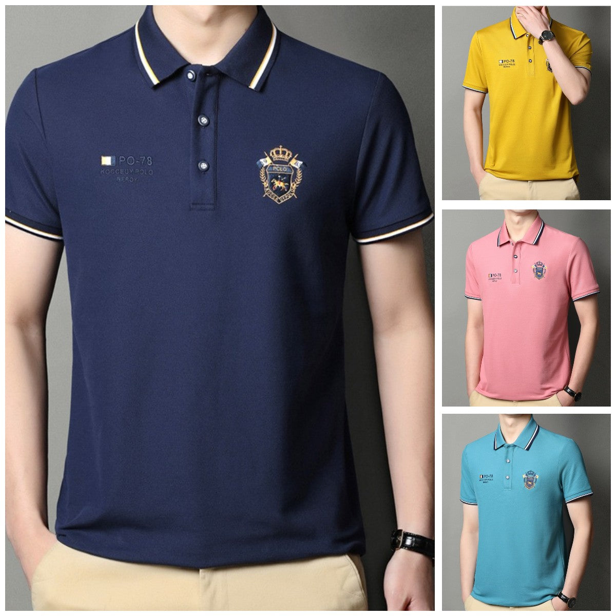 🔥🥰【Platba na dobierku】Najnovšie pánske polo tričko z roku 2026 (M-4XL)