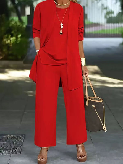 🧥【S-5XL】Elegantni ženski set od tri dijela širokog kroja🍂