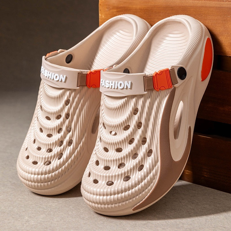 👟 50% de descuento 🌬️ Sandalias universales para hombre con suela gruesa de EVA: antideslizantes, superligeras y transpirables, ideales para la playa, el deporte y el uso diario 🏃‍♂️