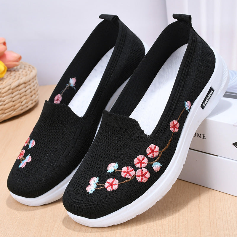 🌹💖【50% OFF】👟🤩【36-42】Prolećne ženske tenice s šarom – prozračne letvene tenice, udobne za svaki dan