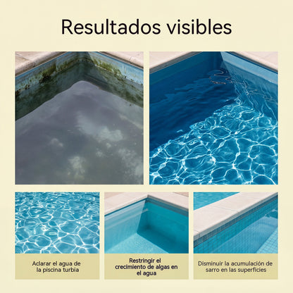 🔥Compre 1 y obtenga 1 gratis（2 botella）Pastillas efervescentes para la limpieza de piscinas