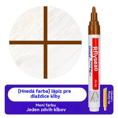 🔥Protiplesňové a vodeodolné pero na škárovanie dlaždíc