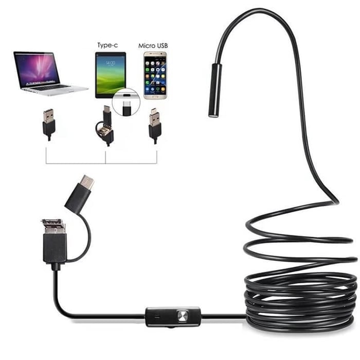 🌹💖【50%OFF】✨😍(Type-C, USB, Micro USB) endoskop tri u jednom 【5M】