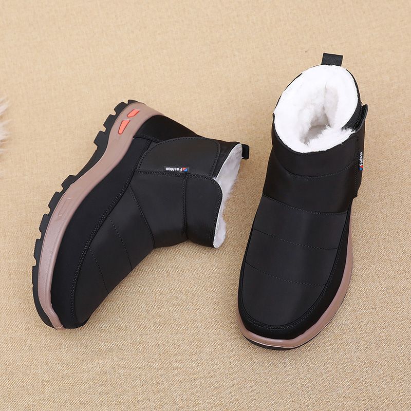 🔥【39-45】👟Męskie buty zimowe wykonane z czystej bawełny, aksamitu i grubego futra.