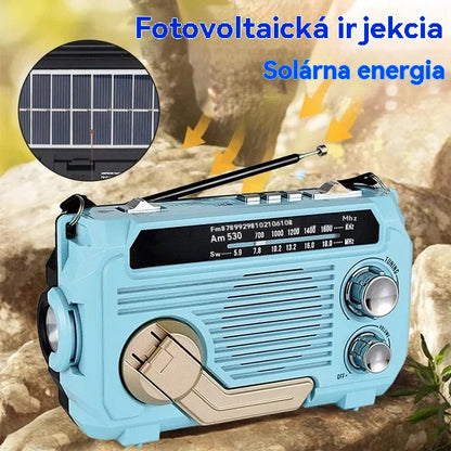 🏕️【-50%】(Zaručená pravosť) Multifunkčné prenosné svietidlo s AM rádiom