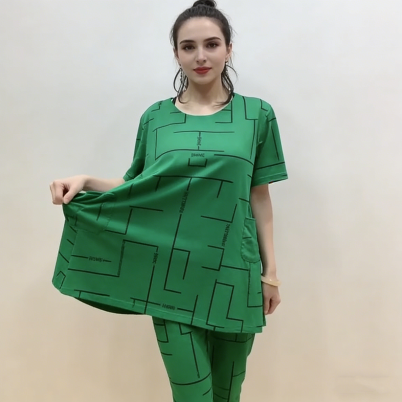 【Top + Pantalones】Conjunto de manga corta para mujer, nuevo estilo 2026, casual, para mujeres de mediana edad y mayores.