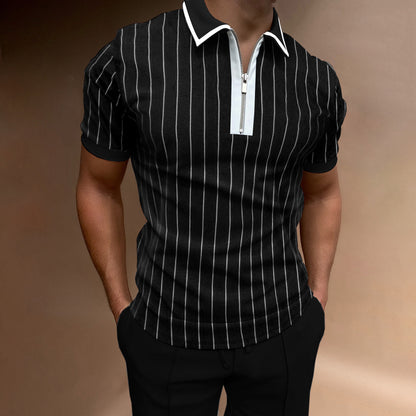 ✨👔50% popusta💖 [S-3XL]🌹 Nova ljetna muška polo majica s patentnim zatvaračem za 2026.