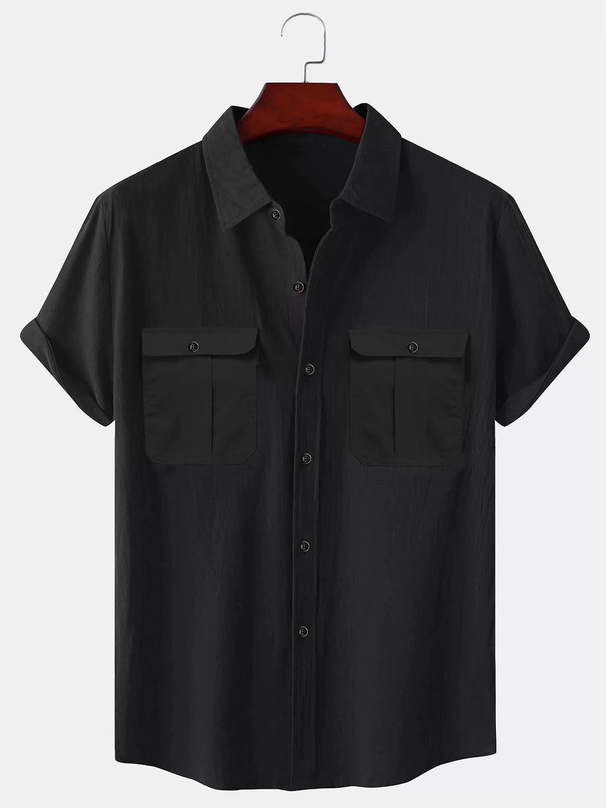 【🔥50% отстъпка🔥】✨🎉【M-5XL】Пролетна нова мъжка обикновена ежедневна ленена риза за 2026 г.
