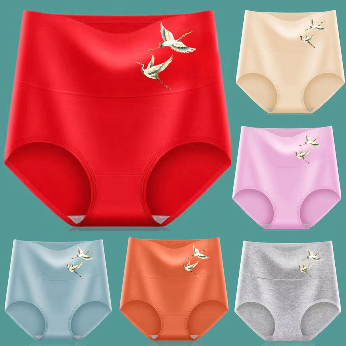 💖✨️【Kúpte 3 a získajte 3 zadarmo】Dámska spodná bielizeň s vysokým pásom, ktorá zdvíha boky, vyrobená z prémiovej bavlnenej látky