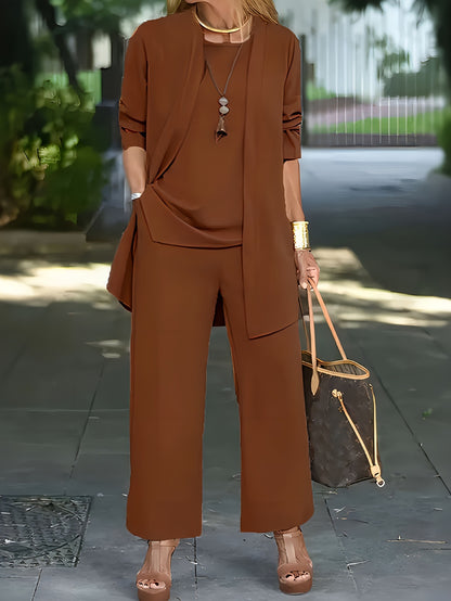 🧥【S-5XL】Elegantni ženski set od tri dijela širokog kroja🍂