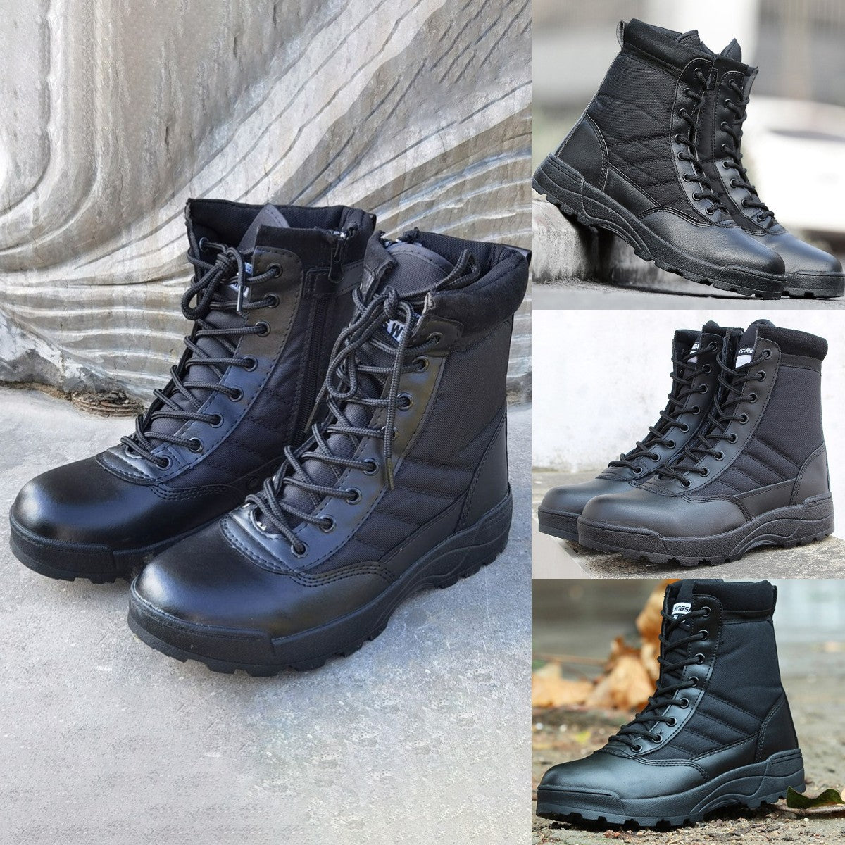 👍 【39-45】Botas militares de hombre para senderismo y montañismo al aire libre. 