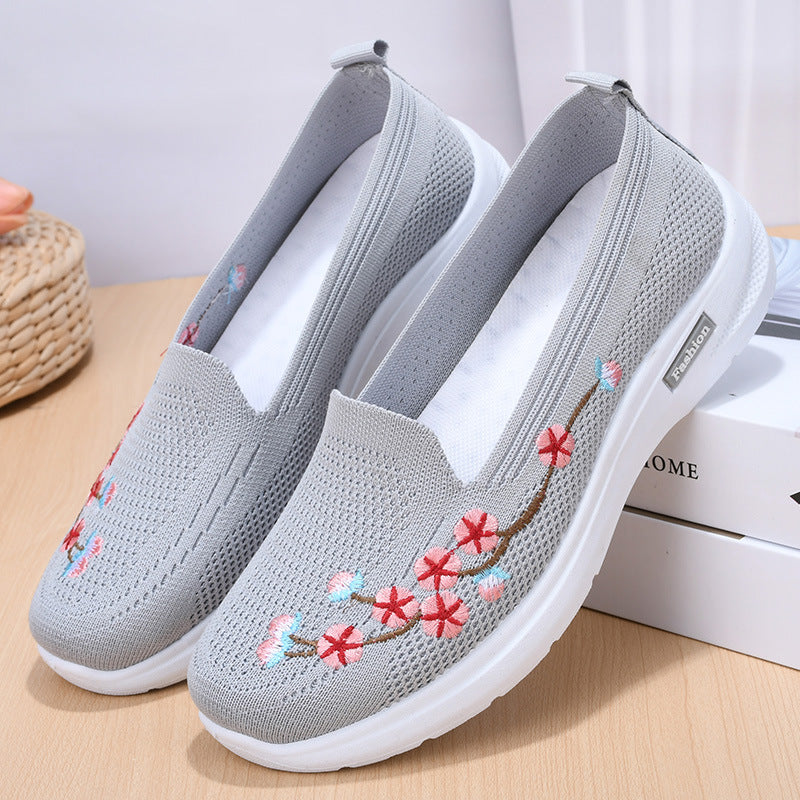 🌹💖【50% OFF】👟🤩【36-42】Prolećne ženske tenice s šarom – prozračne letvene tenice, udobne za svaki dan
