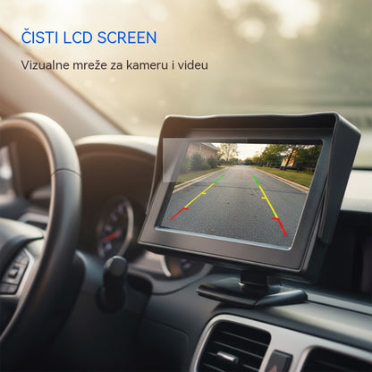 Zaslon za sunce s dvostrukim zaslonima. 🚗✨ Dodajte visokorezolucijski zaslon za zabavu u svoj automobil. 🎬📱