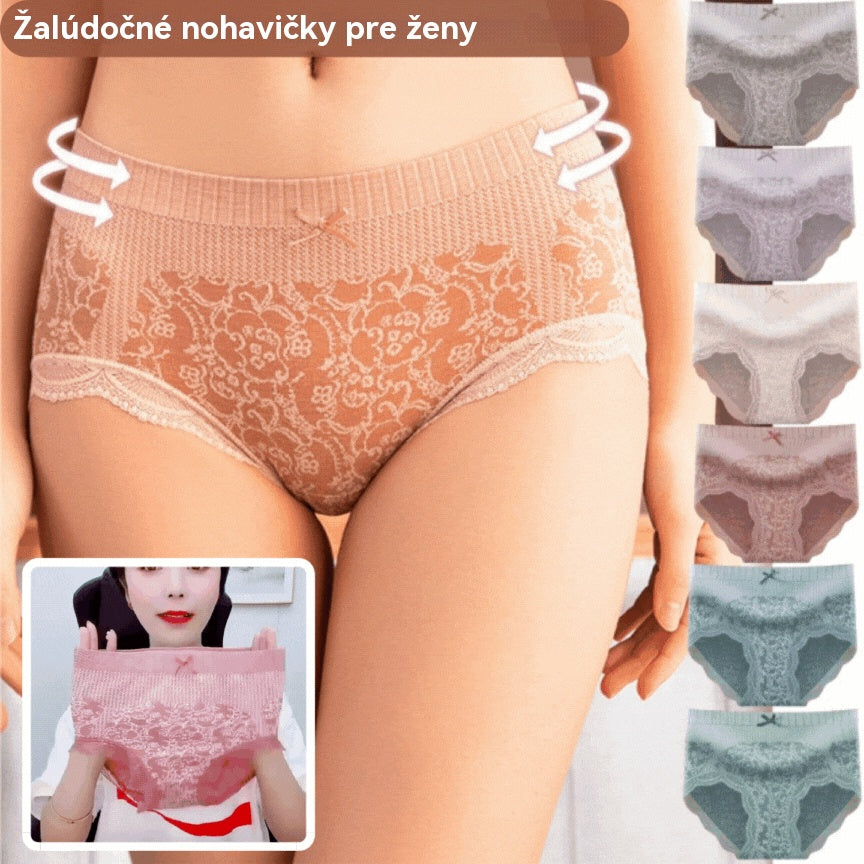 🔥【Kúpte 4 kusov, získajte 4 zadarmo】🔥Dámske nohavičky s vysokým pásom, antibakteriálne a odvádzajúce vlhkosť
