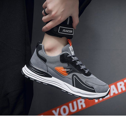 🔥👟[Hot Selling] Pánska priedušná ležérna obuv, odolná voči zápachu, mäkká kožená podrážka, štýlová a všestranná