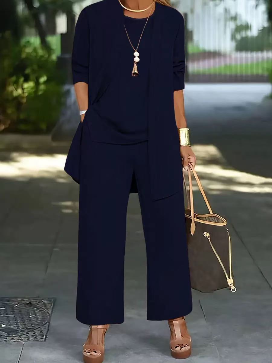 🧥【S-5XL】Elegantni ženski set od tri dijela širokog kroja🍂