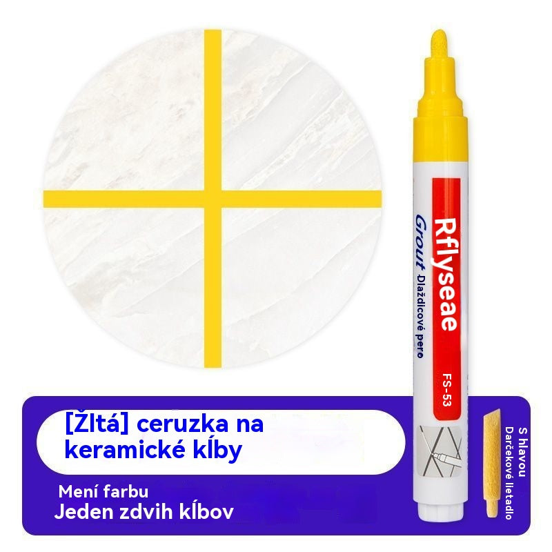 🔥Protiplesňové a vodeodolné pero na škárovanie dlaždíc