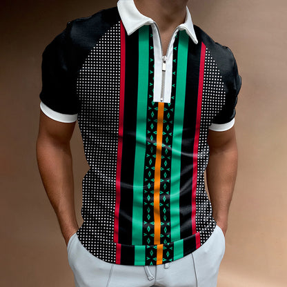 ✨👔50% popusta💖 [S-3XL]🌹 Nova ljetna muška polo majica s patentnim zatvaračem za 2026.