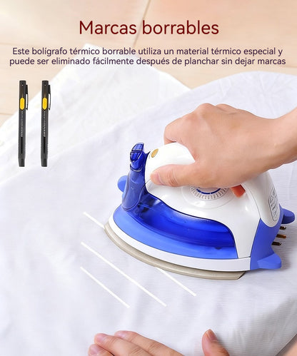 [20 piezas] ✍️Bolígrafo marca Panda, carcasa de sastre, material de corte, posicionamiento, marcado, tiza, desaparece a altas temperaturas.