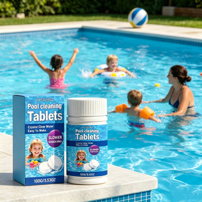 🔥Compre 1 y obtenga 1 gratis（2 botella）Pastillas efervescentes para la limpieza de piscinas