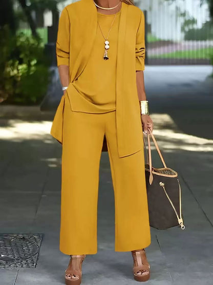🧥【S-5XL】Elegantni ženski set od tri dijela širokog kroja🍂
