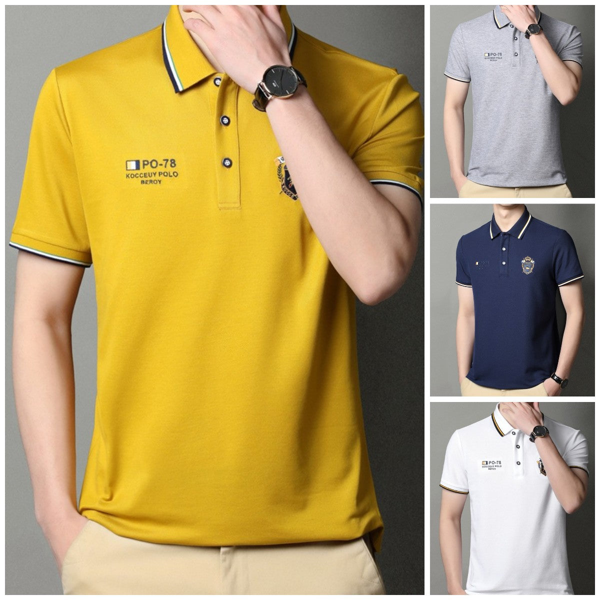 🔥🥰【Platba na dobierku】Najnovšie pánske polo tričko z roku 2026 (M-4XL)