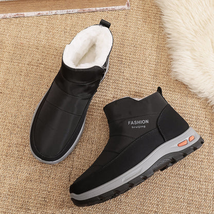 🔥【39-45】👟Męskie buty zimowe wykonane z czystej bawełny, aksamitu i grubego futra.