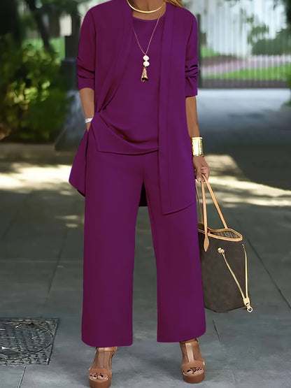 🧥【S-5XL】Elegantni ženski set od tri dijela širokog kroja🍂