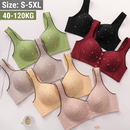 😍 ❤️【Časovo obmedzená ponuka - 50% zľava】Dámska podprsenka bez kostíc z prírodnej bavlny 【40-120 kg】