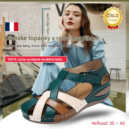 ✨🩰【Sezónna akcia】【35-43】Dámske pohodlné rímske sandále z mäkkej kože