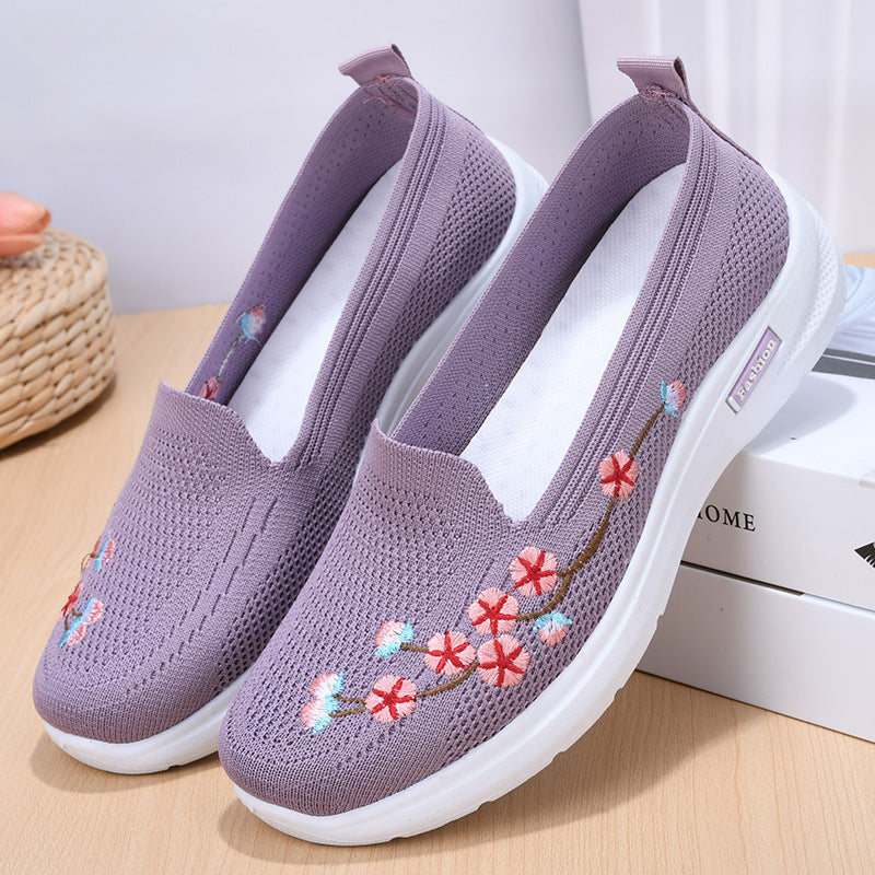 🌹💖【50% OFF】👟🤩【36-42】Prolećne ženske tenice s šarom – prozračne letvene tenice, udobne za svaki dan