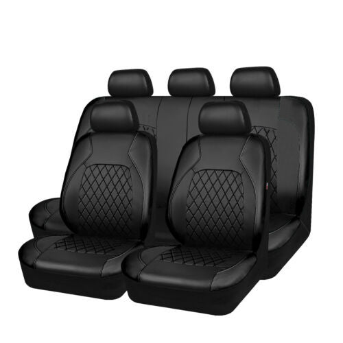 🚗🚗Juego universal de fundas para asientos de coche de cuero suave