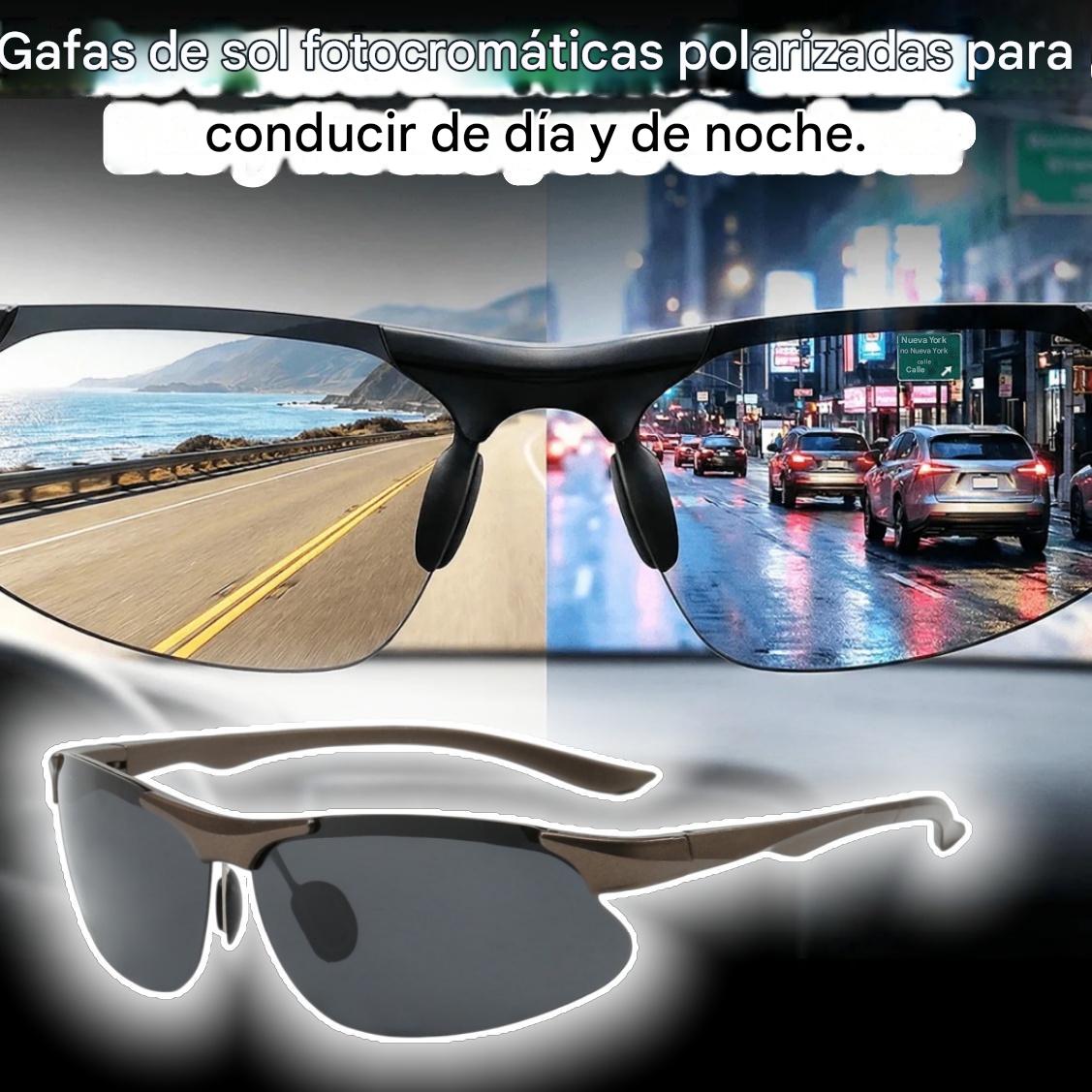 【Compra uno y llévate otro gratis】🕶️ Gafas fotocromáticas polarizadas, ideales para conducir de día y de noche🚗