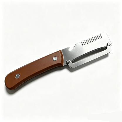 ✅2 piezas 22 euros🧅🔪 Pelador de cocina multifuncional 3 en 1: ¡Pela, corta y abre botellas! 🔥