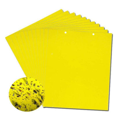 【50%OFF】💥【30 komada】žuta dvostrana ljepljiva ploča za insekte, naljepnice zamke za kukce za poljoprivredne voćnjake