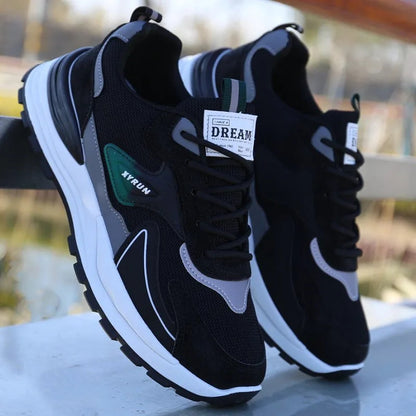🔥👟[Hot Selling] Pánska priedušná ležérna obuv, odolná voči zápachu, mäkká kožená podrážka, štýlová a všestranná